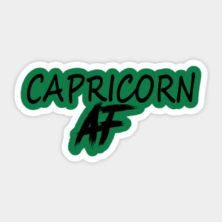 CAPRICORN AF BLACK Sticker